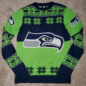 NFL Seahawks Christmas Sweater 🎄